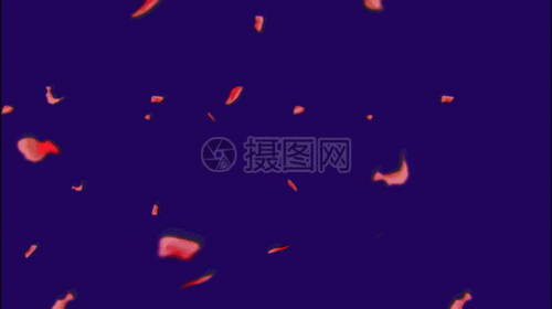花瓣飘动gif图片