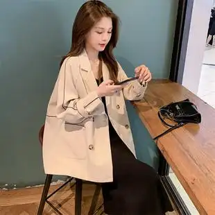 早秋风衣外套薄款女