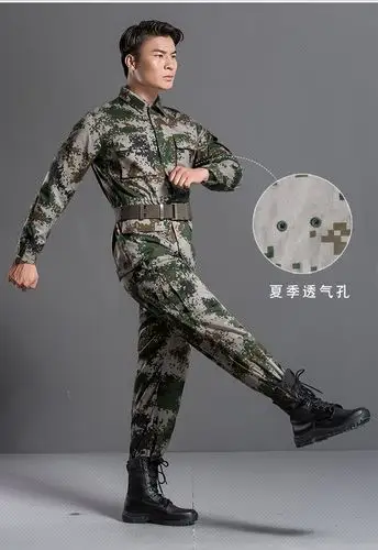 配发正品荒漠迷彩服丛林套装冬季夏季林地迷彩作训服耐磨男女套装