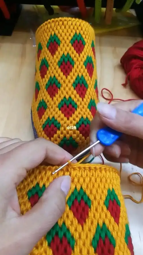 人生本过客,何必千千结,解开一个结,就渡了一个劫#手工毛线拖鞋教程