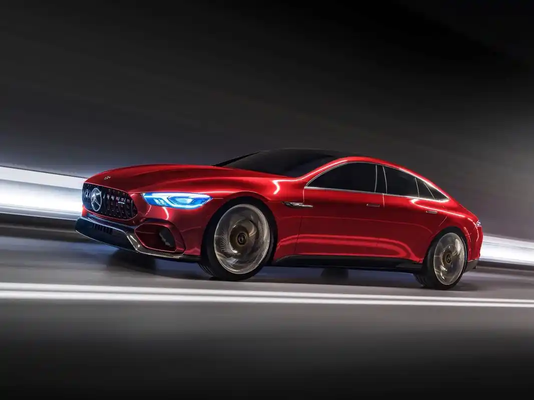 奔驰amggt红色炫酷汽车图片壁纸