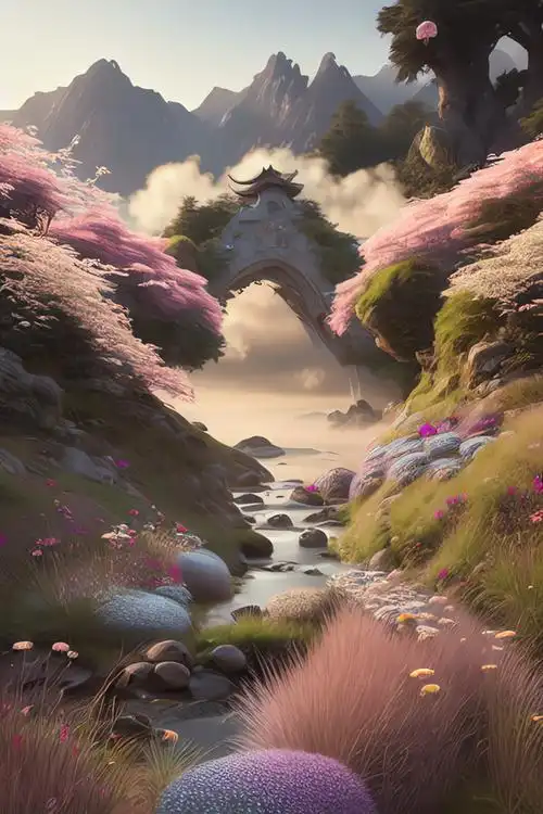 奇幻森林壁纸 4k手机壁纸 ai绘画