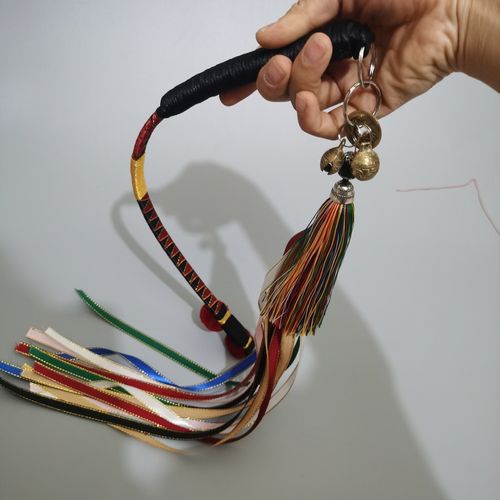 杰登(jayden)藤条软鞭精品鼓鞭文王鼓武王鞭二神鼓鞭毛球鼓鞭鼓槌大神