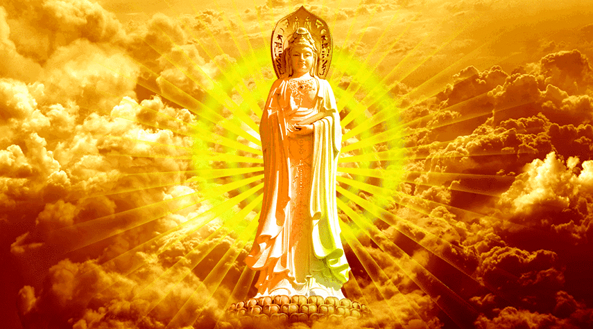 周日见观音如意又欢心称心如意满心欢喜六时吉祥