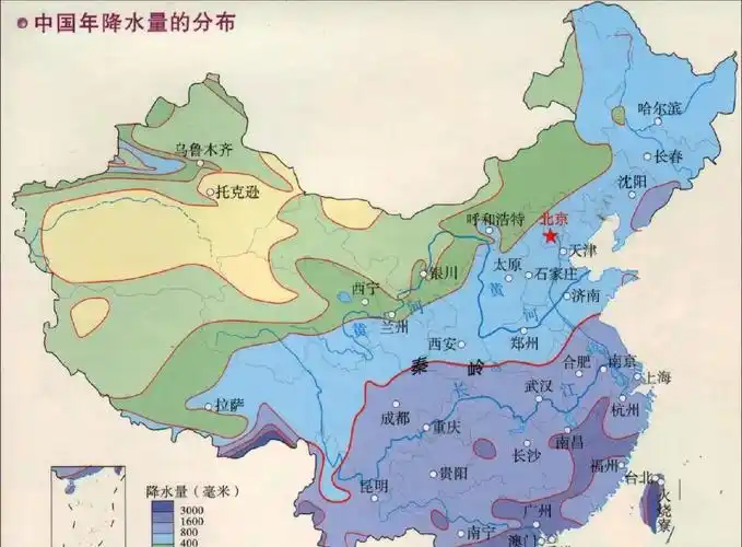 400毫米等降水量线:农耕与游牧的分界线