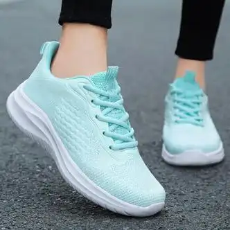 安崉断码夏季网面透气运动鞋女款妈妈鞋软底轻便中年休闲跑步鞋超轻网