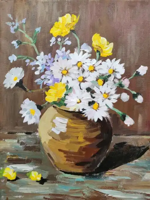 色彩静物  #丙烯画