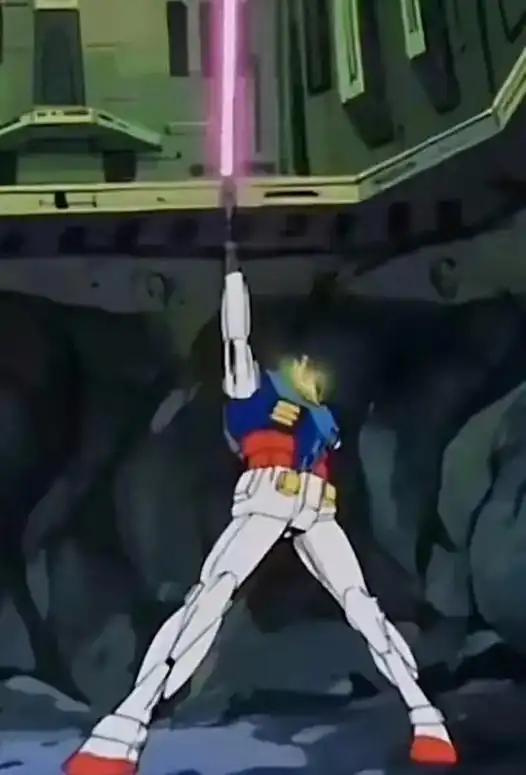 "最后一击"#元祖高达 #高达 #模型 #万代 #robot - 抖音