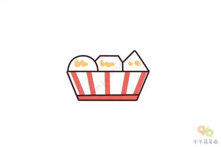 梯形食物简笔画