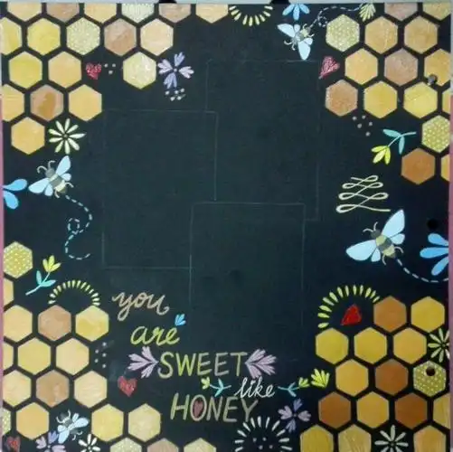 diy相册 手绘黑卡 素材