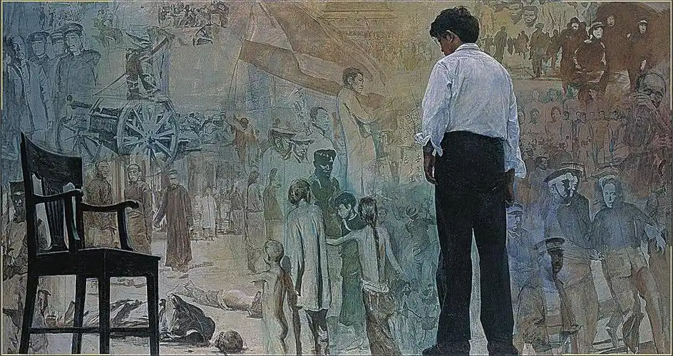 五四运动油画精品展百年沧桑青春激荡