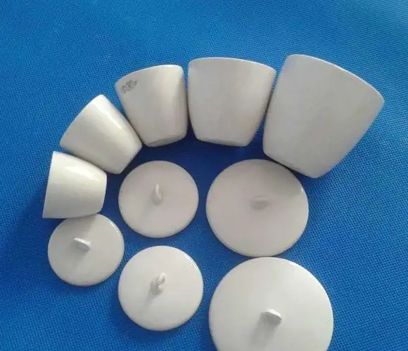 带盖瓷坩埚 陶瓷坩埚10/20/25/30/40/50/100/200ml-阿里巴巴