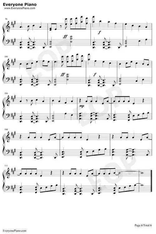 花田错钢琴谱王力宏