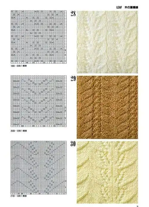 转载300knittingpatternsbook镂空花样一编织博客