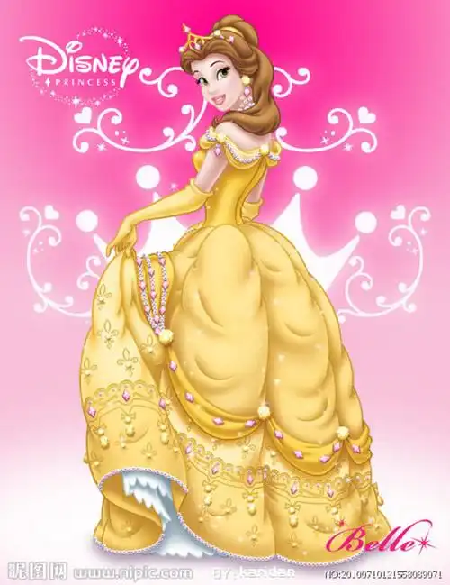 珠光宝气贝儿公主 最新迪士尼海报