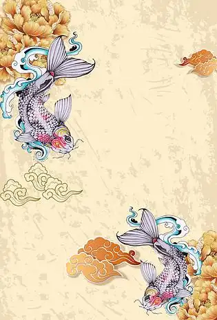锦鲤背景背景