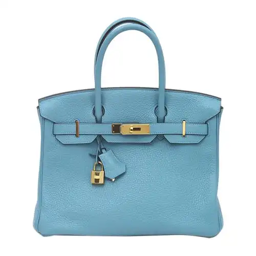 [9.9新]爱马仕hermes女士牛皮bk30金扣铂金包