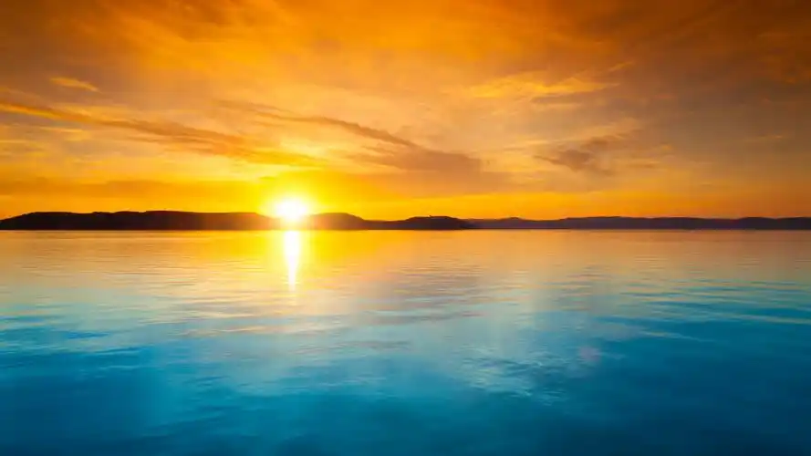 风景壁纸,唯美,夕阳,天空,清新,海洋,自然风光,太阳,壁纸,1920x1080
