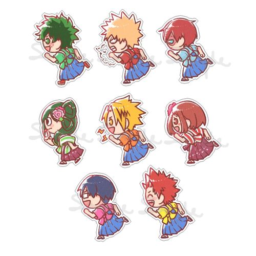 绮丽屋日本动漫周边我的英雄学院奔跑亚克力挂件玩具满百包邮现货