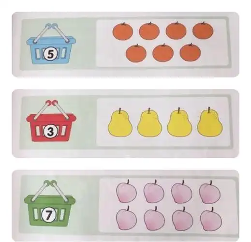 数学活动——按数取物1-8