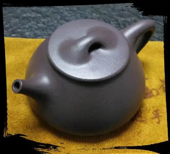 景舟石瓢黄龙山原矿老紫泥240cc全手工制作