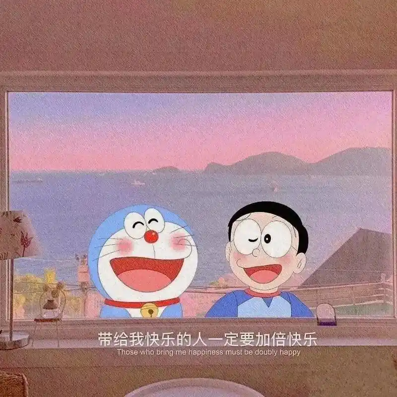 超好看的朋友圈背景 #蓝胖子 哆啦a梦 - 抖音