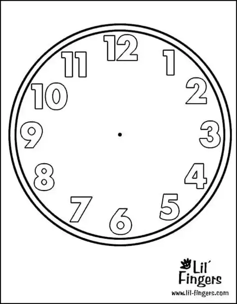 一年级数学画整时半时练习空白钟表图钟表素材ppt钟和表的区别时钟