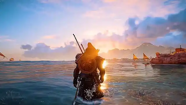 刺客信条帅气背影