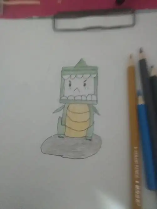 这是第一次画迷你世界的人物,希望你们不要嘲笑.