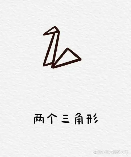 祈福千纸鹤简笔画,学会画给喜欢的人