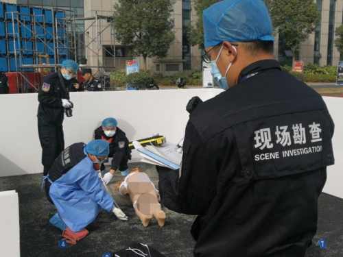 马鞍山公安举办刑事技术现场勘验大比武