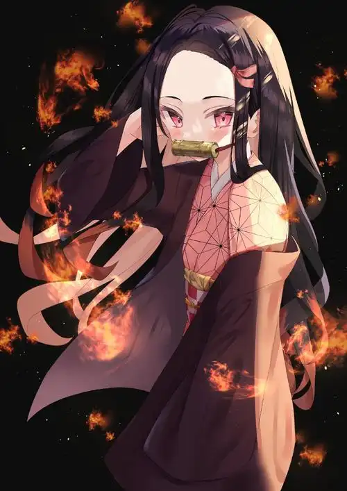 p站美图祢豆子真可爱2021灶门祢豆子生日壁纸特辑