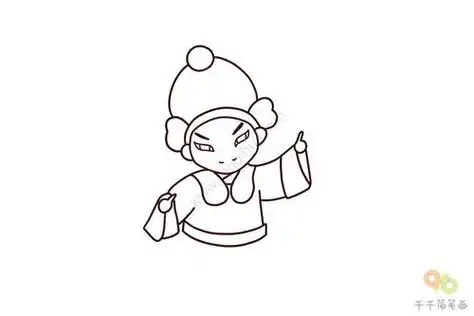 京剧人物简笔画京剧人物简笔画儿童