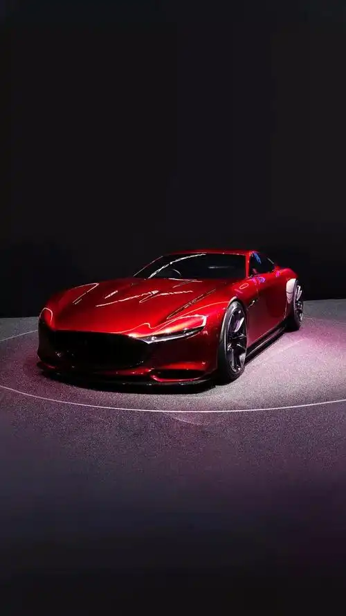 红色跑车高清摄影图片