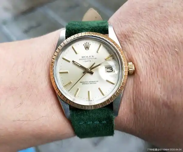 二手手表瑞士古董劳力士18k菠萝圈3035自动机械表欣赏