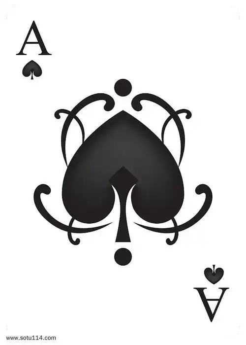 黑桃a扑克牌卡片图片png免抠元素装饰图案背景装饰免扣图片设计图案