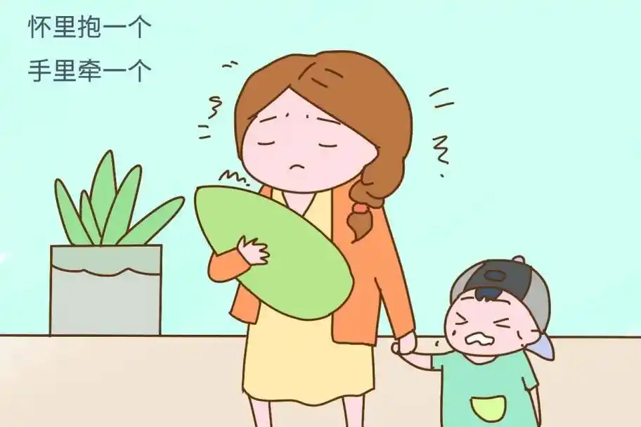 一个人带两个娃娃的心酸只有经历过的才懂那种煎熬,绝望.