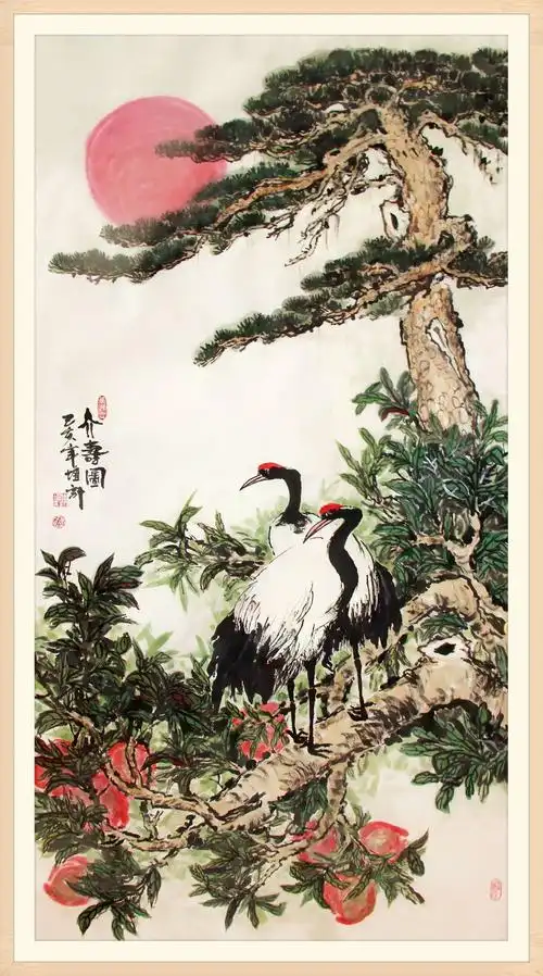 九九重阳的祝福:送幅画给老人祝寿将成为时尚