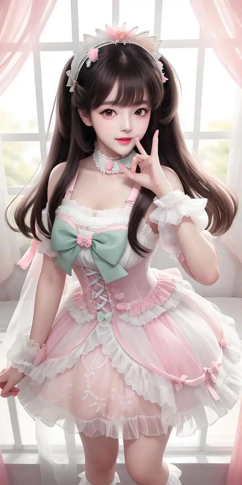 漫画美女壁纸.壁纸#美不美你说了算 #动漫少女 #抬头遇见的 - 抖音