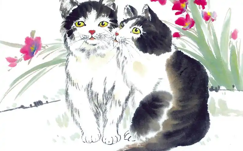 国画猫咪