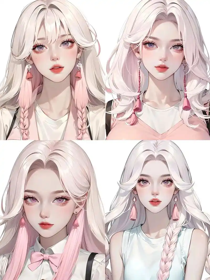 ai插画女头 一眼就爱上的头像.#ai绘画 #女生头像 #动 - 抖音