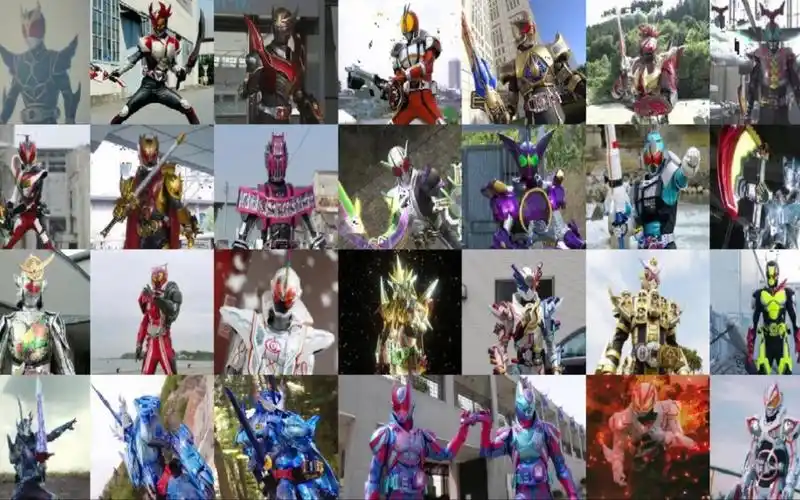 假面骑士 历代 主骑 最终形态 变身合集[空我-极狐]