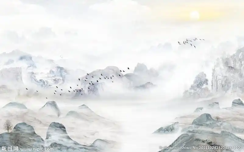 新中式背景墙图片