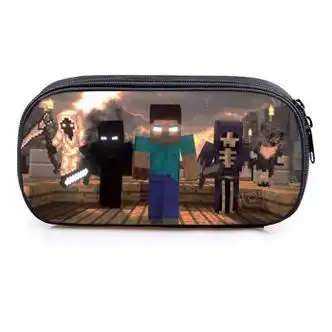 胜婉鹿游戏周边我的世界文具笔袋him地下城恐惧魔王收纳袋小学初中生