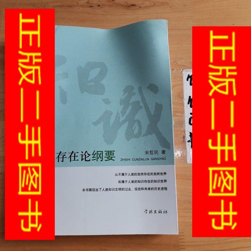 原版旧书旧图书知识存在论纲要 /宋哲民 学林出版社