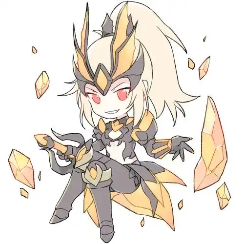 王者荣耀 花木兰头像 画师:诗仙不再独醉