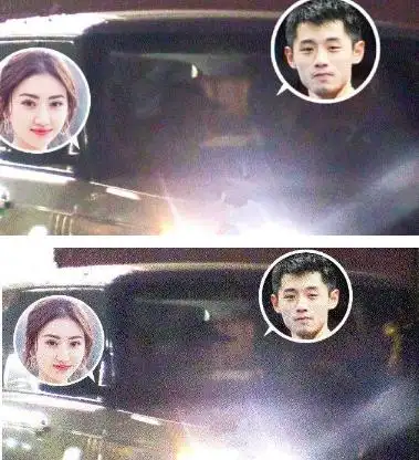 景甜张继科车内甜蜜接吻,恋情呼之欲出,张继科这个举动太苏了