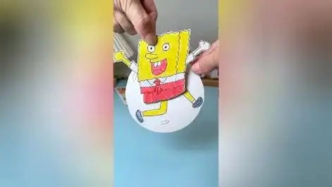 用卡纸就能做好玩的玩具,带孩子一起来做吧