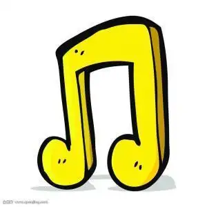 小音符可爱简笔画