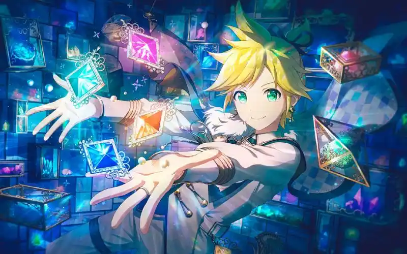 【pjsk/中字】4☆镜音连「因为是我们才能说的话」卡面剧情